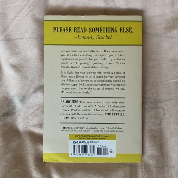 A series of unfortunate events No. 1 The Bad Beginning - Picture 3 of 7